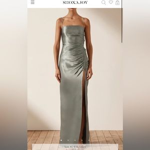Shona Joy Sage - LA LUNE RUCHED MAXI DRESS